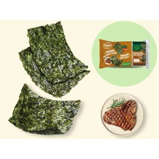 “combo 6 lốc “Rong Biển Ăn Liền Bibigo Hàn Quốc vị BBQ 4g  - Lốc 3 gói*6=18 gói.