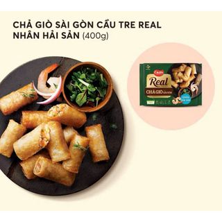 “ Thùng 20 gói “ Chả giò Real hải sản Cầu Tre 400g