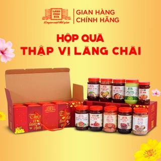 [Tặng bao lì xì] Hộp quà Thập Vị Làng Chài Xưa gồm 10 món nước chấm pha sẵn tiện lợi chuẩn công thức nhà hàng