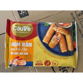 [ SHIP HOẢ TỐC HCM 2H ] Nem Rán Hà Nội Cầu Tre Đặc Biệt Hải Sản Bao bì mới (300g)
