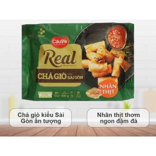 [Ship Hoả Tốc 2H TPHCM ]Chả giò Real nhân thịt Cầu Tre 400g