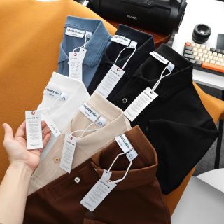 Polo nam, 98% cotton 2% spandex .   Chất vải cá sấu nhập khẩu cao cấp, được xử lý chống tia UV, thời trang bền đẹp.