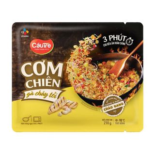 [ SHIP HOẢ TỐC HCM 2H ] Cơm Chiên CJ Cầu Tre Gà Cháy Tỏi 210g