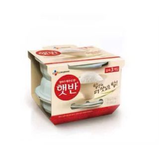 Cơm trắng ăn liền CJ Hàn Quốc lốc 210g x 3 hộp/ lốc hsd 20/07/2026