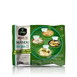 "Thùng 16 gói Bánh Xếp Mandu Bibigo 250gr - Hương Vị Hải Sản Tươi Ngon