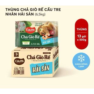 “Thùng 12 gói “ Chả giò rế hải sản Cầu Tre 500g