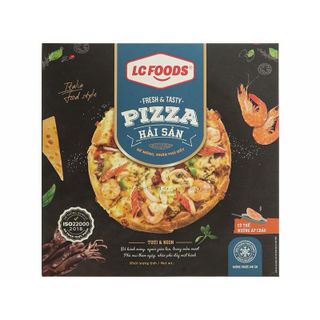 Pizza hải sản - Xúc Xích - Bò Bằm LC food 140g