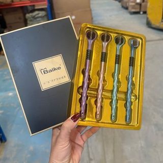 Hộp 4 Bàn chải đánh răng đa chiều Baike