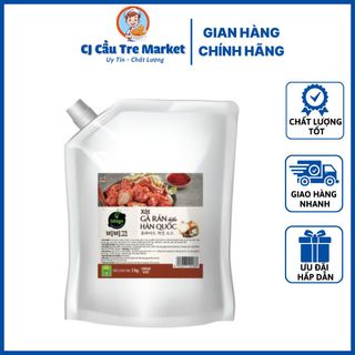 Xốt Gà Rán Hàn Quốc Bibigo Dạng Túi 3kg Tháng 8/2026