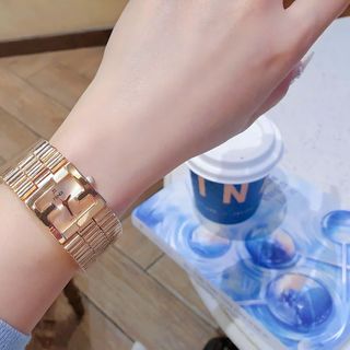 SĂN SALE ĐỒNG HỒ NỮ THỜI TRANG PENDI DÂY BẢNG VUÔNG GOLD ROSE