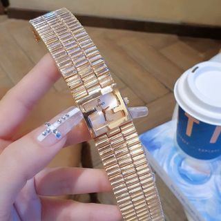 SĂN SALE ĐỒNG HỒ NỮ THỜI TRANG PENDI DÂY BẢNG VUÔNG GOLD ROSE