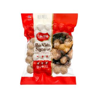 [ SHIP HOẢ TỐC HCM 2H ] Bò Viên Ngon Cầu Tre (Chiên/ Thả Lẩu ) - Gói 200g/ 500g Chính Hãng