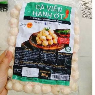 Cá viên hành ớt CP gói 500g
