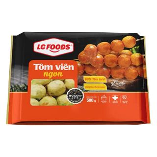 Tôm viên ngon LC Foods 500g 160V ( không có hút chân không )