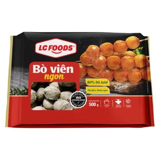 Bò viên ngon LC Foods 500g 160V ( không có hút chân không )