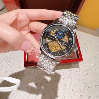SĂN SALE ĐỒNG HỒ NAM TRUNG CẤP FATEK AUTOMATIC DÂY THÉP