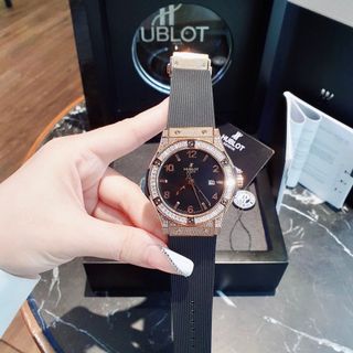 SĂN SALE ĐỒNG HỒ NAM CAO CẤP HULOT VIỀN ĐÁ DÂY DA VÀ CAO SU