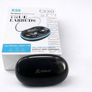 Tai nghe bluetooth không dây DOLLY X55, tích hợp MIC, chống ồn dùng cho tất cả các loại điện thoại