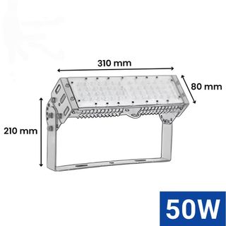Đèn pha led chống chói,đèn pha sân bóng,sân pickleball cao áp 220v siêu sáng 50w