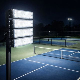 Đèn pha led chống chói,đèn pha sân bóng,sân pickleball cao áp 220v siêu sáng 200w