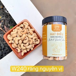 Hạt điều sấy nguyên vị W240