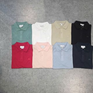 POLO BACIS NAM, chất vải cá sấu mềm pha thun lạnh - mềm mát - co giãn