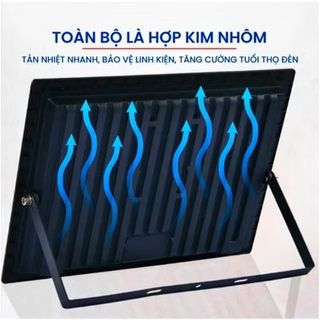 Đèn pha led siêu sáng chống nước lắp ngoài trời IP66 300w ánh sáng trắng