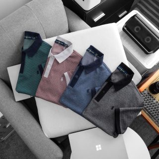 Mẫu Polo vải hãng, sợ vải mướt vừa phải, lên form đứng rất đẹp logo đính sắc nét