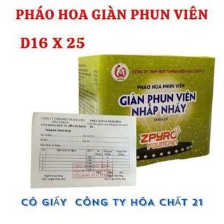 PHÁO HOA GIÀN PHUN VIÊN NHẤP NHÁY D16x25 (T24)