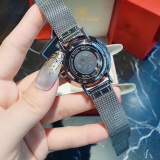 SĂN SALE ĐỒNG HỒ NỮ RODAL DÂY LƯỚI MÁY NHẬT XỊN MẶT ĐÁ RƠI