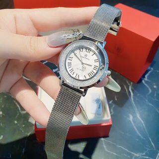 SĂN SALE ĐỒNG HỒ NỮ RODAL DÂY LƯỚI MÁY NHẬT XỊN MẶT ĐÁ RƠI