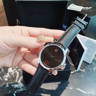 XẢ KHO ĐỒNG HỒ NAM NỮ MOVODA DÂY DA MÁY THỤY RONDA