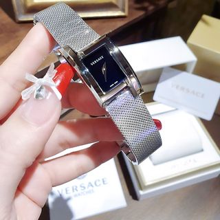 ĐỒNG HỒ NỮ CAO CẤP VERSEC DÂY LƯỚI MẶT CHỮ NHẬT NIỀNG THÉP