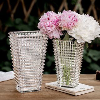 YT VT TM XM5 LọHoa Tháp Kim Cương 23cm, 25cm trắng (THÙNG 10C)