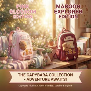 BALO HOẠT HÌNH CAPIPARA A2051 – XINH XẮN & DÀY DẶN - PIPI STORE