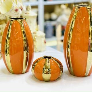 Bộ Lọ Sứ Derco Cam CC (THÙNG 4B)