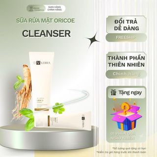 [Mua 1 Sản Phẩm Tặng 1 Quà] Vxebra Orico Cleanser – Sữa Rửa Mặt Giúp Làm Sạch Dịu Nhẹ, Giữ Độ Ẩm Tự Nhiên Cho Da