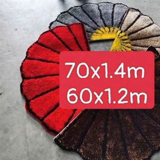 Thảm lông xù kim tuyến ""Thảm Quạt"" 70x140cm ( THÙNG 30C )