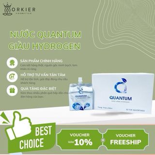 [Mua 1 Sản Phẩm Tặng 1 Quà]  Quantum – Nước Uống Giàu Hydrogen Giúp Bổ Sung Nước, Hỗ Trợ Cân Bằng Axit Kiềm, Giúp Cơ Thể Khỏe Mạnh Mỗi Ngày