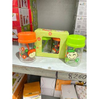 Bộ Đôi Gia Vị Thủy Tinh Nắp Nhựa (THÙNG 36C)