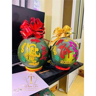 XỐP CHỮ THƯ PHÁP DÁN DƯA 10CM