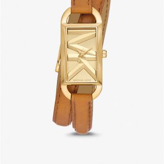 ĐỒNG HỒ NỮ CAO CẤP MICHAEL DÂY DA VÒNG TAY NÂU VÀ ĐEN MẶT CHỮ NHẬT FULLBOX