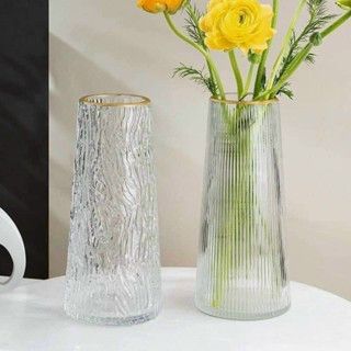 Lọ Hoa Thủy Tinh Trụ Trắng 21.5cm (THÙNG 30C)