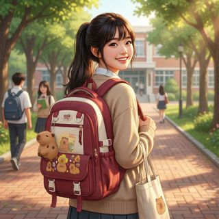 BALO HOẠT HÌNH CAPIPARA A2051 – XINH XẮN & DÀY DẶN - PIPI STORE