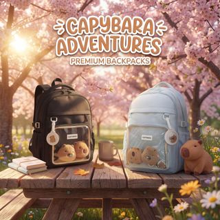 BALO TRUNG HỌC CAPIPARA PHỐI KÍNH – ĐƠN GIẢN MÀ SIÊU DỄ THƯƠNG A1685 - PIPI STORE