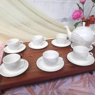 Bộ ấm chén hàn quốc tròn rẻ (THÙNG 12B)