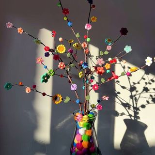 TÚI 12 ĐẤT SÉT HANA (1 MÀU) 30CM, về xanh dương- nâu- đỏ, (free HĐ)