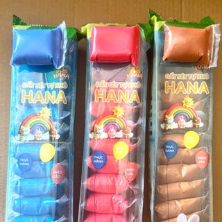 TÚI 12 ĐẤT SÉT HANA (1 MÀU) 30CM, về xanh dương- nâu- đỏ, (free HĐ)