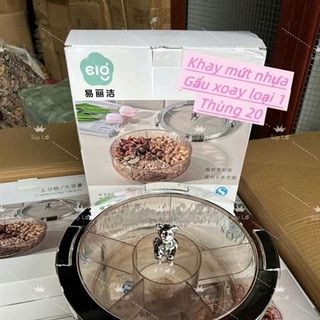 Khay Mứt Nhựa Gấu Xoay ( THÙNG 24C )