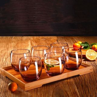 Bộ 6 Cốc Thuỷ Tinh Trứng Vàng 390ml (THÙNG 8B)